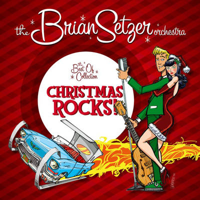 BRIAN SETZER ORCHESTRA - JINGLE BELLS Album Art